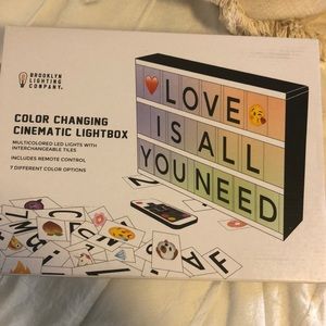 Color Changing Cinematic Lightbox